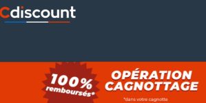 cdiscount offre 100 pourcent remboursé