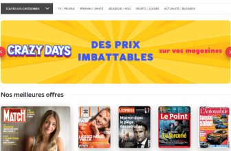 crazy days kiosque france abonnement