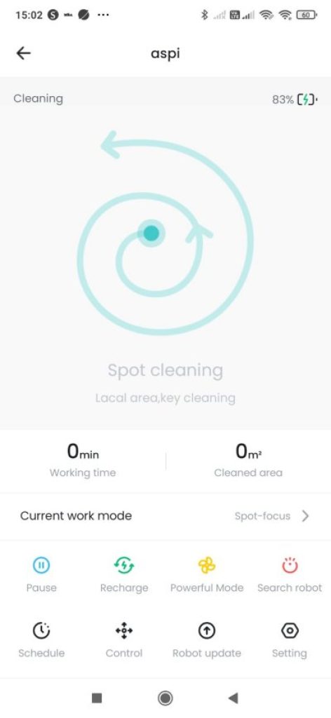 lefant m210 application nettoyage circulaire