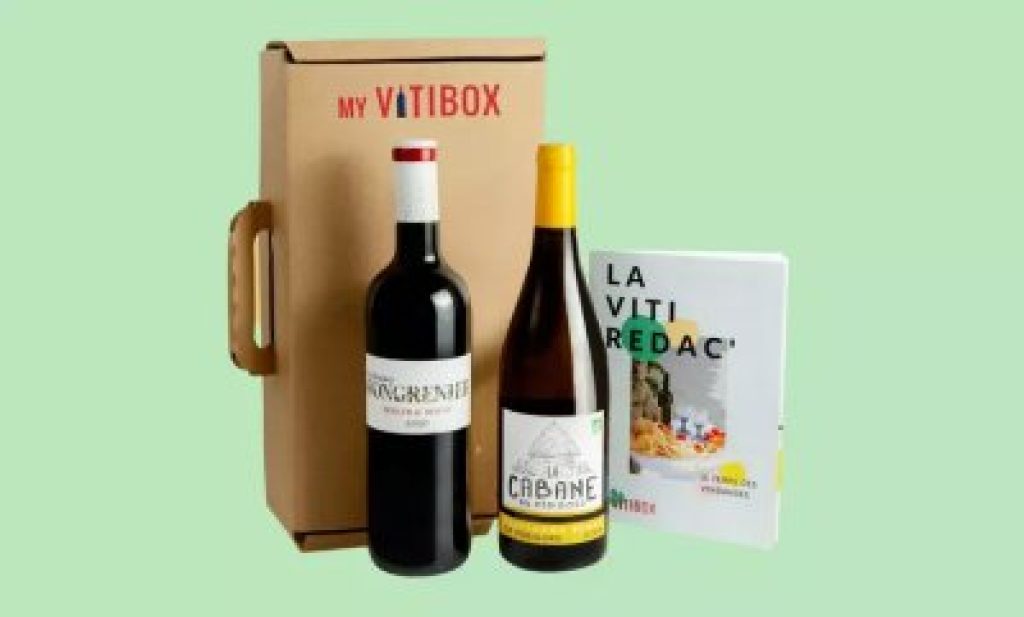My Vitibox , box de bouteilles de vins que l'on recoit .. réduction
