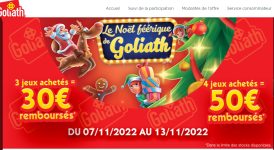 goliath 50 euros remboursés jeux jouets