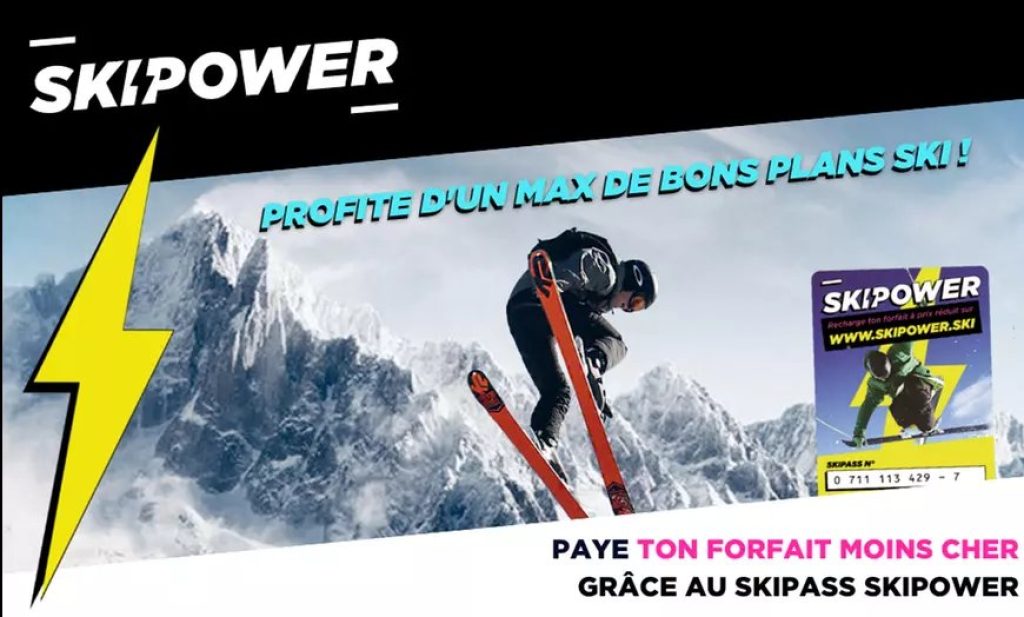 skipower badge forfait ski moins cher