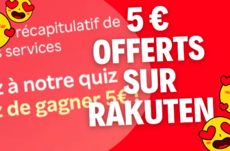 5 € offerts sur rakuten