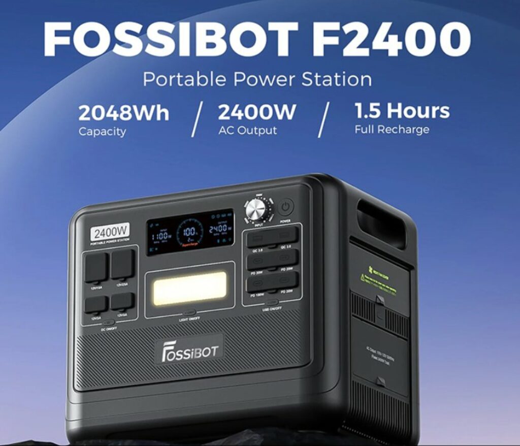 centrale energie fossibot f2400