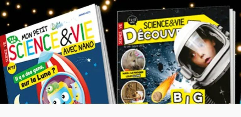 Gratuit : 1 exemplaire de Science & Vie Jeunesse ( Junior , découverte