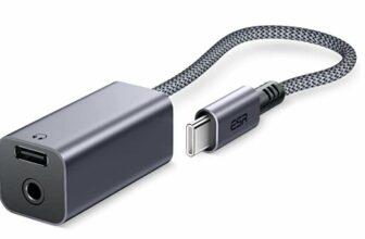 adaptateur usb c vers audio et usb