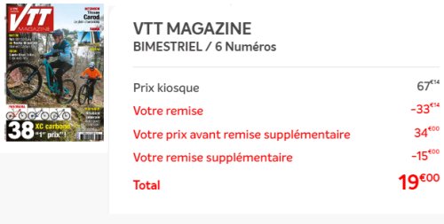 vtt magazine reduction