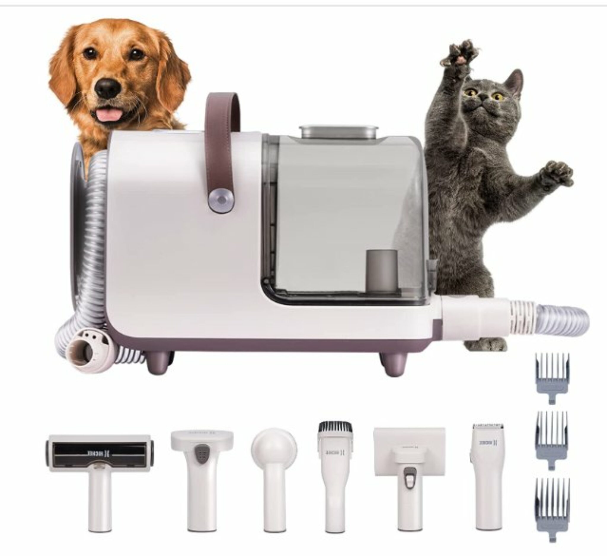 Kit Aspirateur De Toilettage Rapid-Groom Pour Chevaux - Neuf, Prêt à Expédier