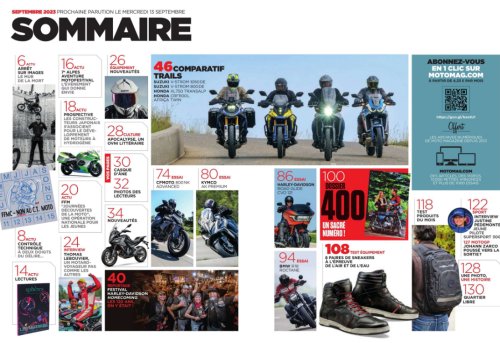 sommaire moto magazine
