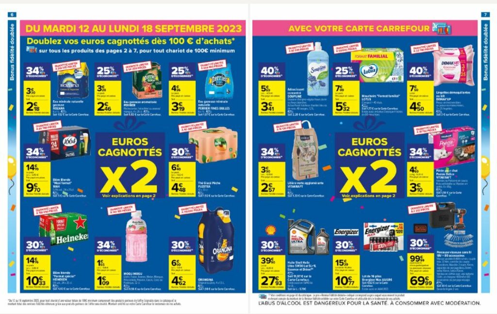 carrefour credit double 3