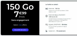 cdiscount forfait 150