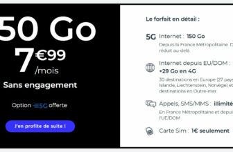 cdiscount forfait 150