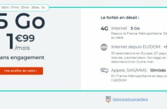 forfait cdiscount 5go