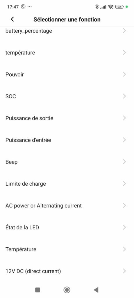oscal powermax2400 parametre 2