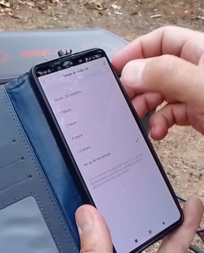 application smartlife parametre veille ca