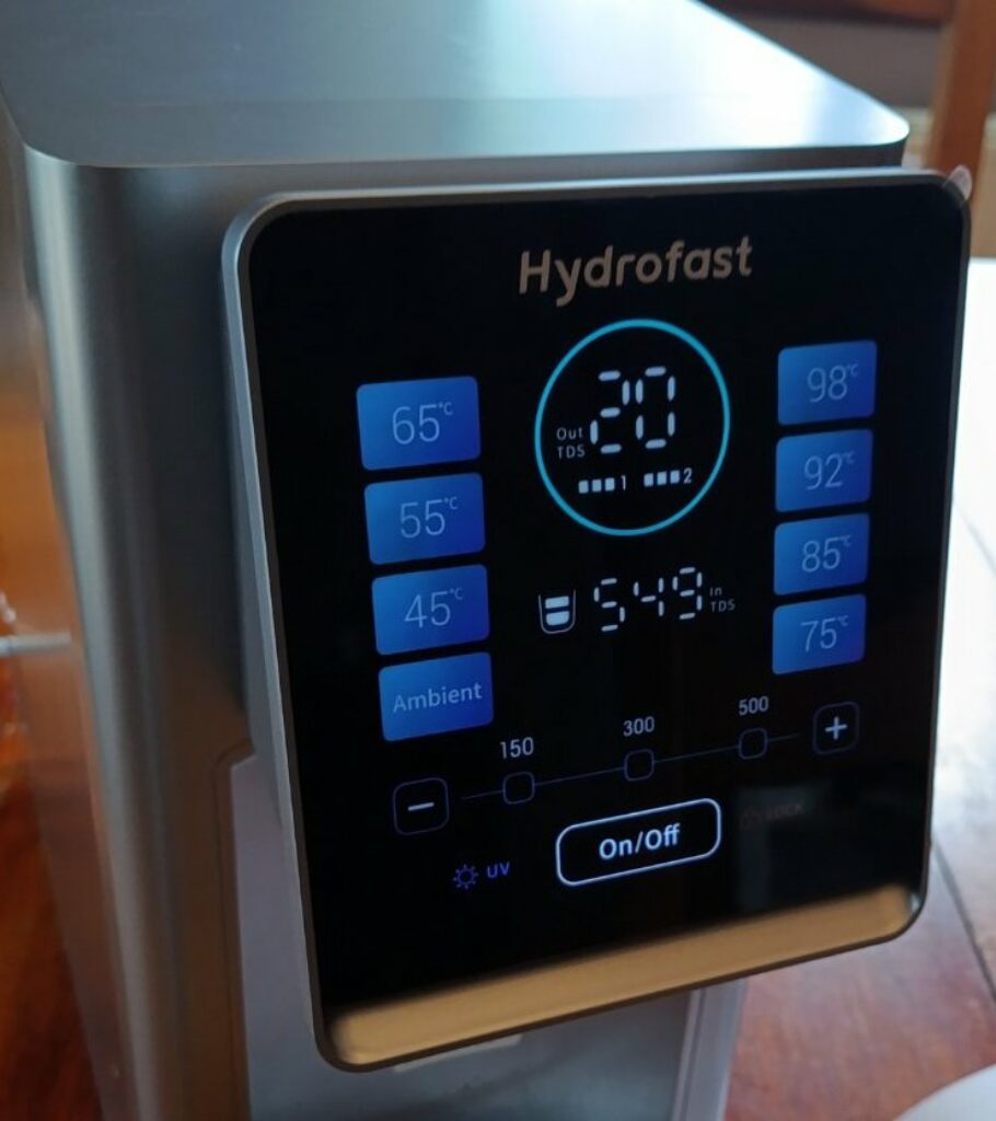 hydrofast w100 temperature tdsjpg