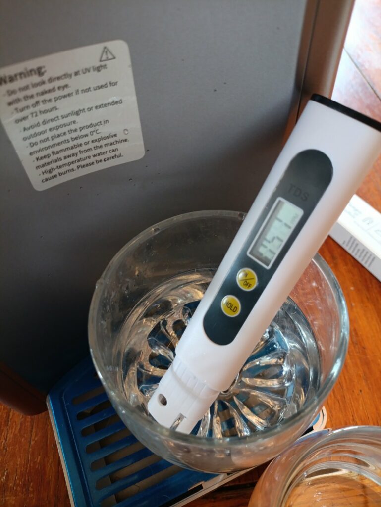 test filtration eau osmosee