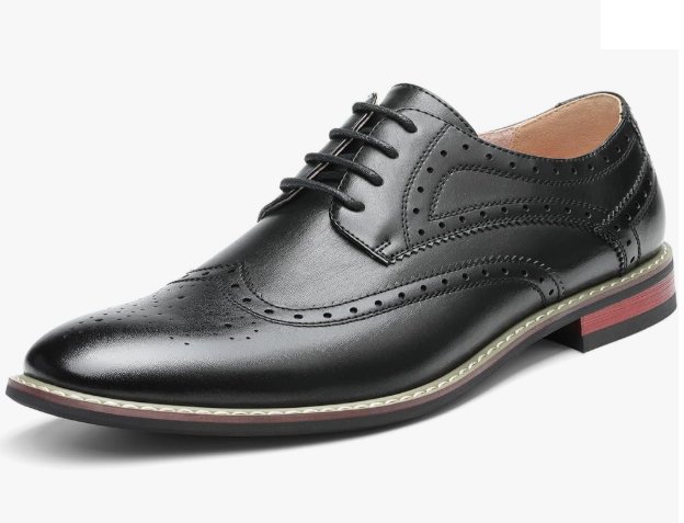Bruno Marc Chaussures Oxford Homme Cuir PU à Lacets – Derby Élégantes Vintage, Confortables Pour Bureau, Mariage Ou Ville