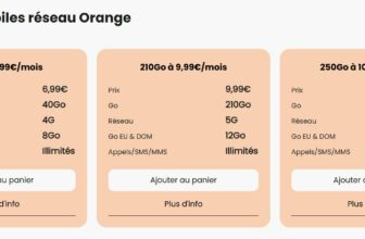 forfait mobile reseau orange