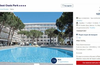 hotel best oasis park