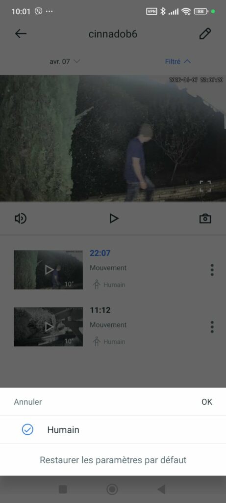appli reconnaissance humain