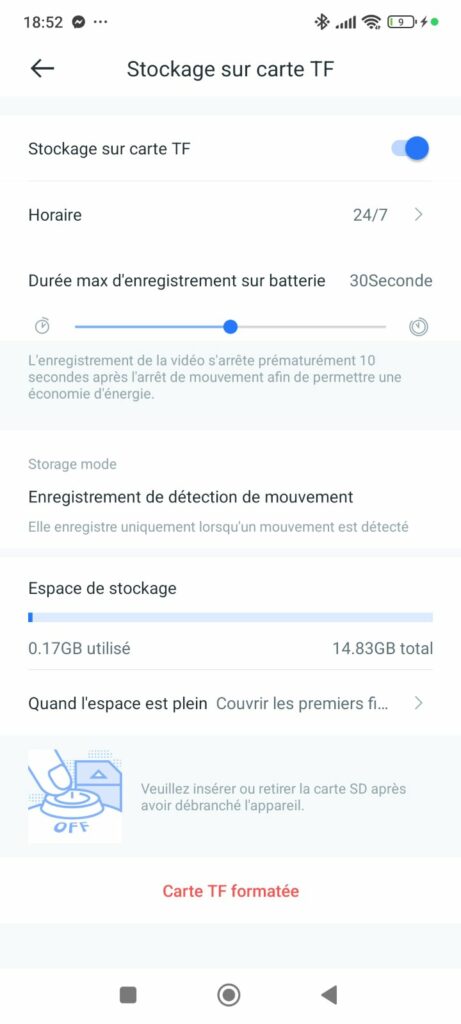 cinado ajout dans appli 8