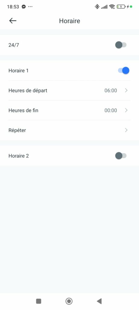 cinado ajout dans appli 9