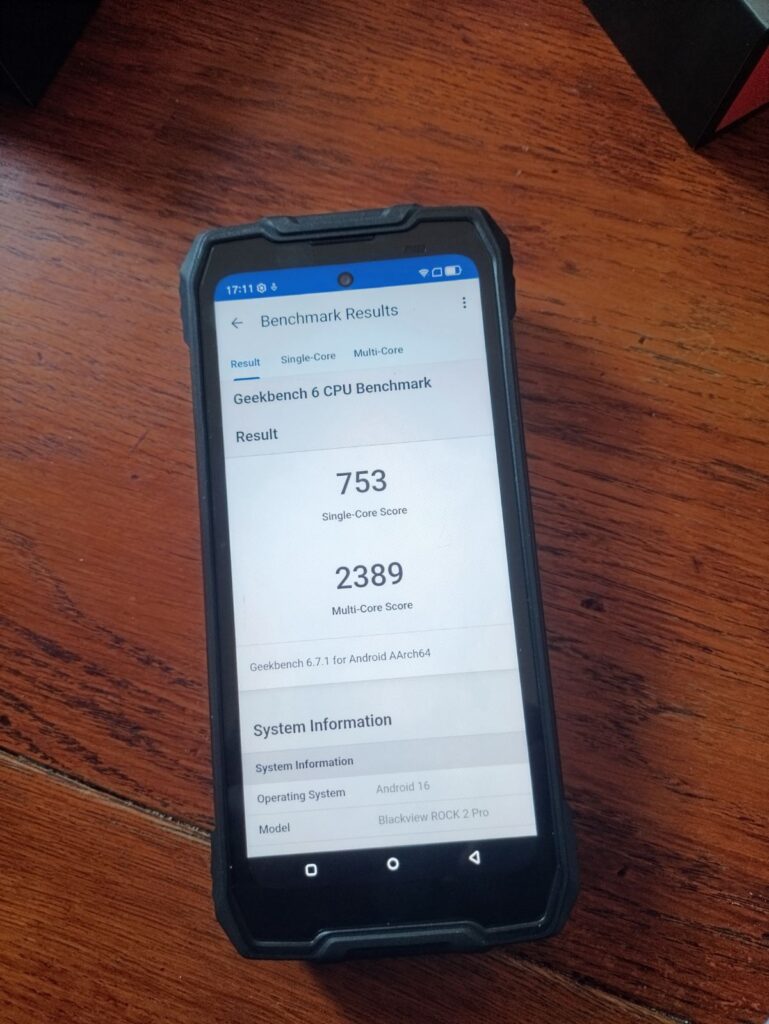 rock 2 pro geekbench 1