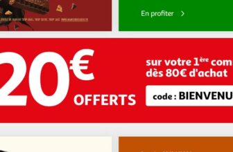 auchan 20 euros code promo