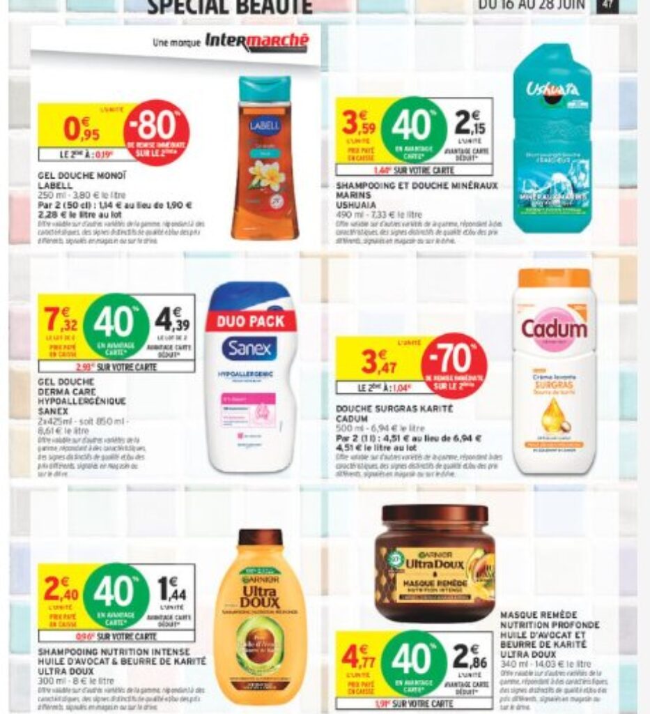 intermarche 40 pourcent