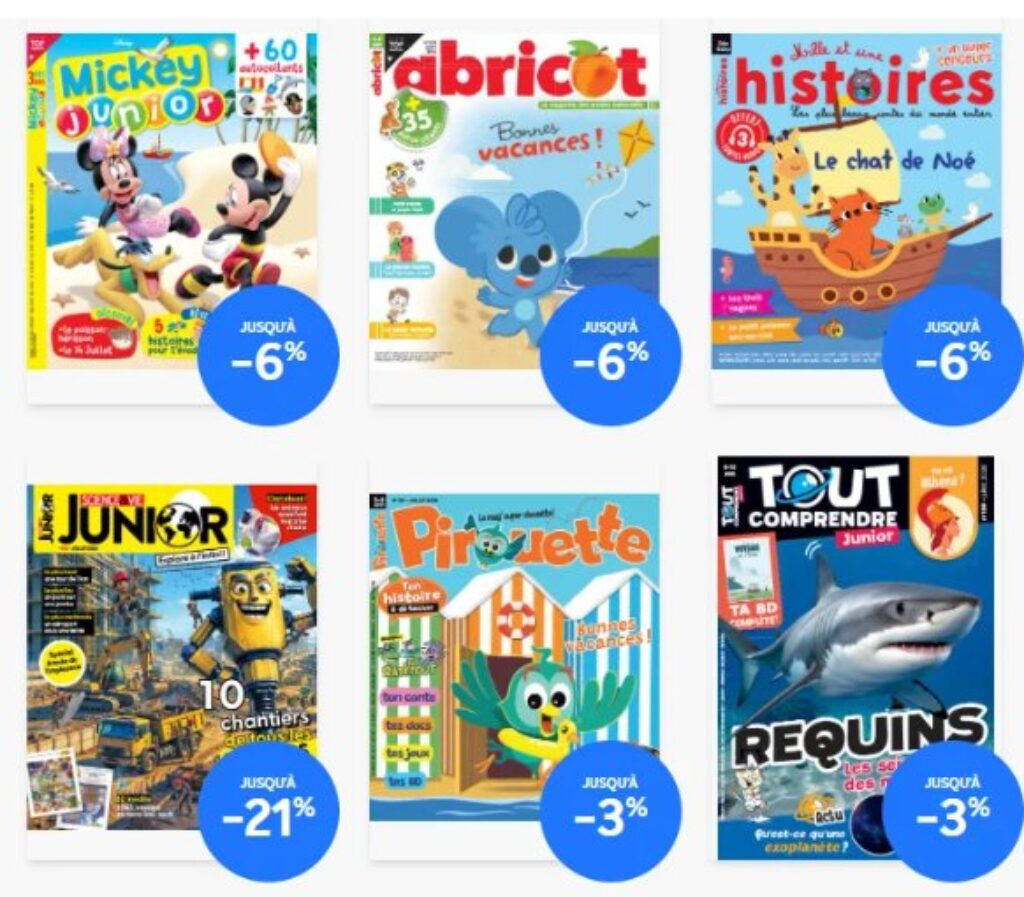 abonnement mag enfants