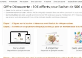 Amazon : 10 euros offerts pour l&rsquo;achat d&rsquo;un cheque cadeau de 50 euros