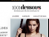 Soldes lingerie: livraison gratuite sur 1001 dessous
