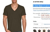 Mode: 14€ le lot de deux tee shirts hommes GSTAR -RAW