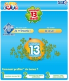 20 euros offerts pour toute nouvelle inscription avant le 17 avril ! Bonus exceptionnel valable sur tous les jeux sur Fdj.fr