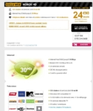 Numericable : moins de 25 euros par mois l&rsquo;offre triple play durant 1 an avec 120 chaines tv, appels vers les fixes et mobiles