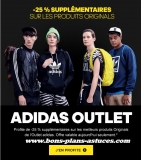 Réduction  Adidas : 25 pourcent le 1er septembre sur les articles en promo