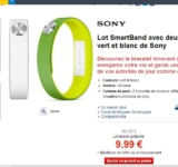 2 bracelets smartband sony à moins de 10 euros (abonnés sfr uniquement)