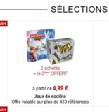 Bon plan jeux : 3 jeux de sociétés pour le prix de deux