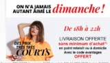 3 suisses .. la livraison gratuite le 16 aout de 18 à 22 heures