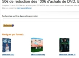 Dvd , blu ray à prix réduits : 50 euros de réduction pour 100 d&rsquo;achats