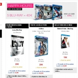 Bonne affaire blu ray : 5 pour 40 euros ..le 9 avril uniquement
