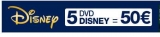 5 dvd disney pour 50 euros port inclu