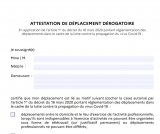 Télécharger et remplir l’attestation de déplacement sur son smartphone !