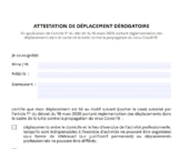 Télécharger et remplir l&rsquo;attestation de déplacement sur son smartphone !