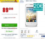 Smartphone dual core wiko cink + qui revient à moins de 70 euros