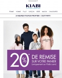 Réduction Kiabi : 20 pourcent le 27 septembre
