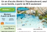 Abonnement annuel Aquaboulevard à 99 euros par adulte