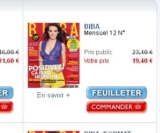 Abonnement d&rsquo;un an au magazine BIBA pour seulement 4.4 euros .. toujours dispo