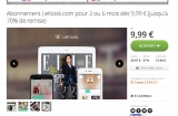Magazines numériques: abonnement 3 mois le kiosk pour 9.9 euros au lieu du triple